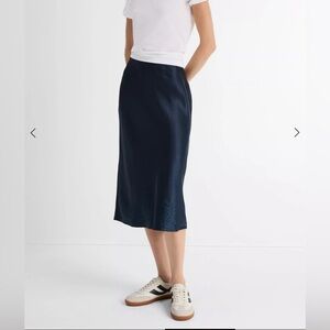 Satin Slip Skirt - Small